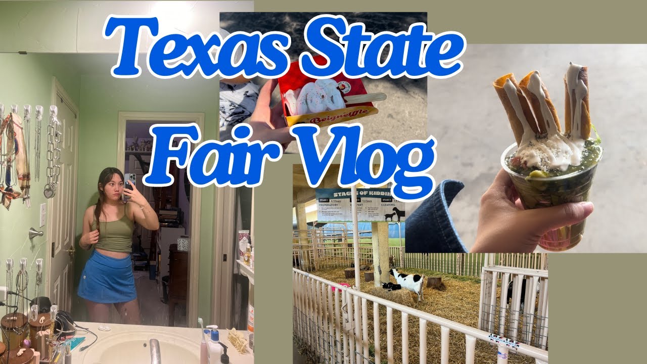 ASMR 2024 texas state fair vlog 🤠