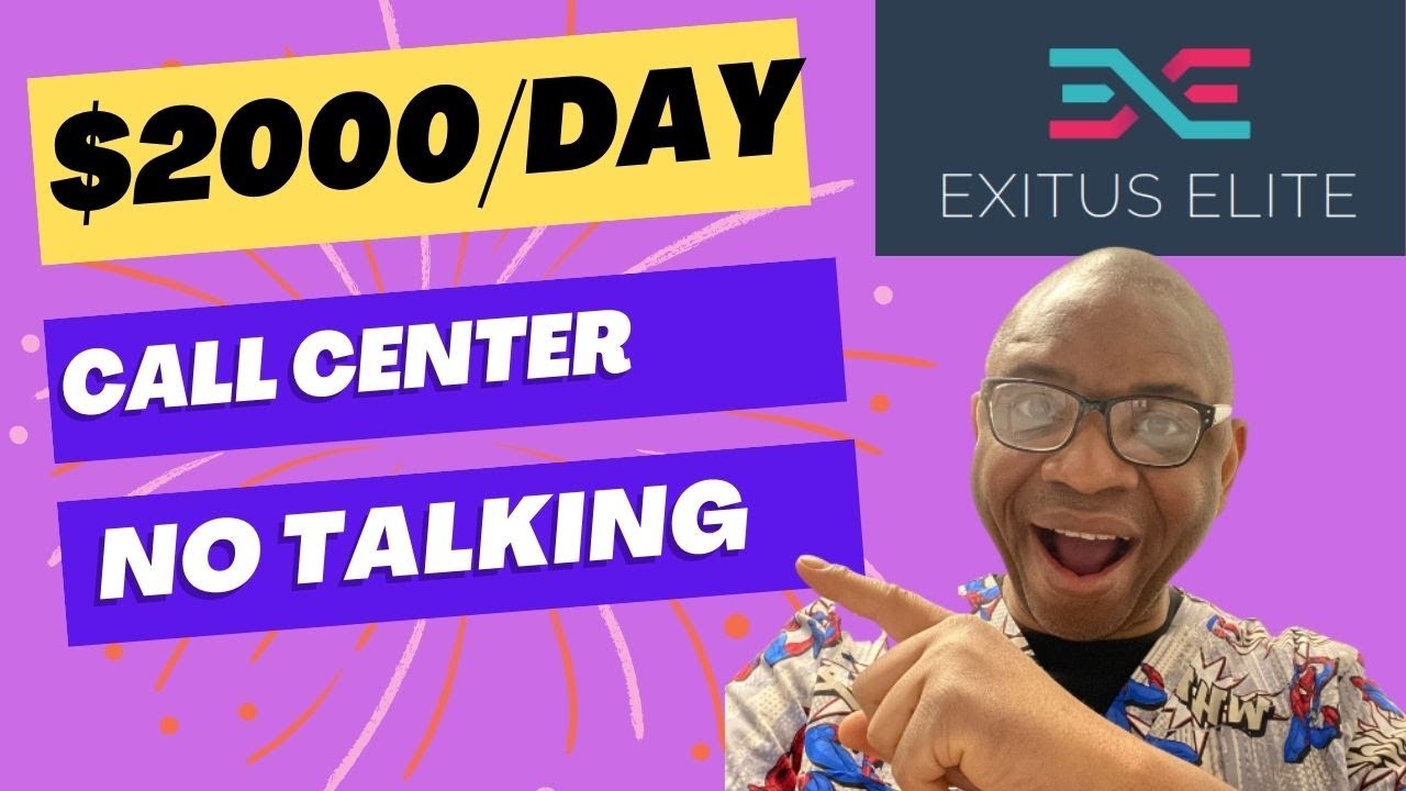 Exitus Elite Review - *VERY EASY* $2000/Day Just Listening To Calls (No Talking) DONT MISS THIS ONE!