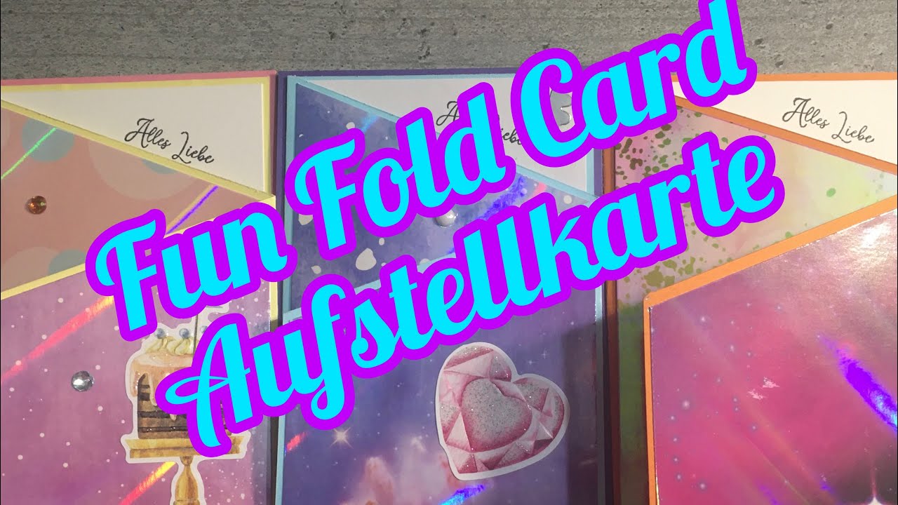 Tri Fold Angle Card - Fun Fold Card - Einfach und Schnell - Action