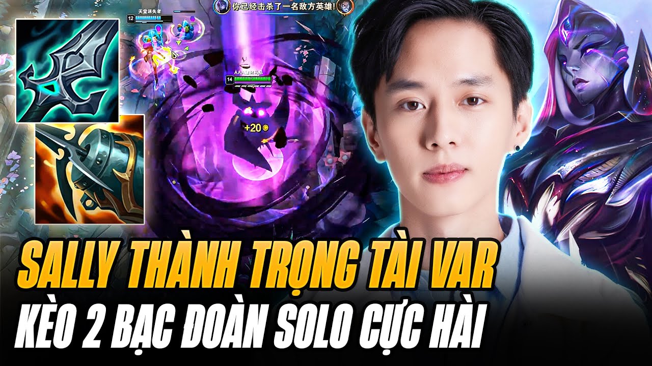 Sally Thành Trọng Tài VAR Sau Khi Bơm Đểu Cho 2 Thanh Niên Bạc Đoàn Solo Kèo Máu Cực Hài