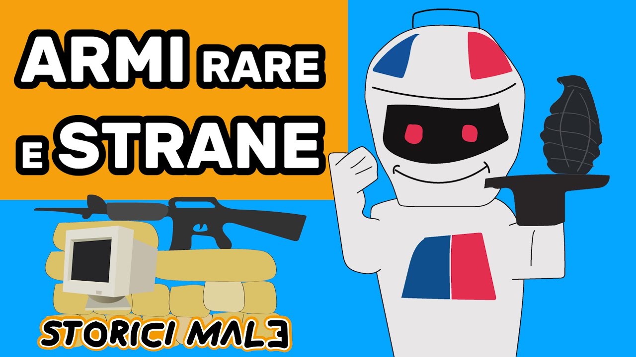 Le 8 ARMI più RARE e STRANE (ma finte) della storia parte 2 - parodia Storici MALE