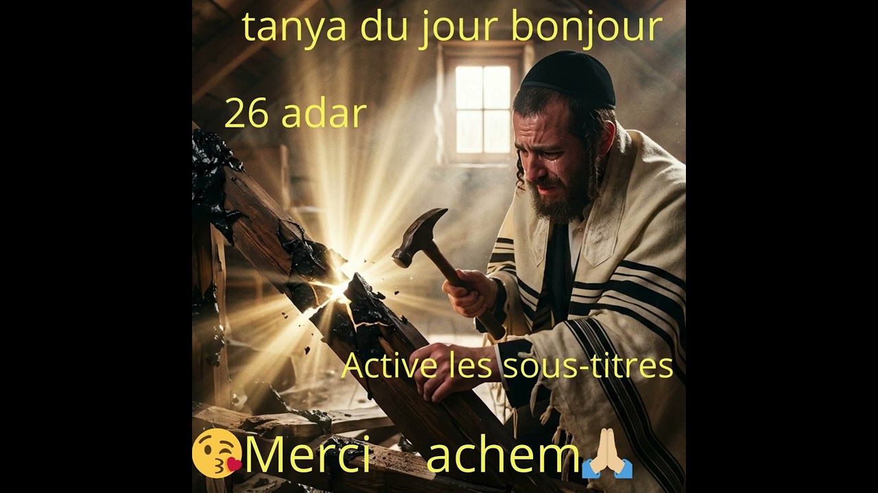 Tanya du 26 Adar 💗 merci hachem 💕🙏🏼