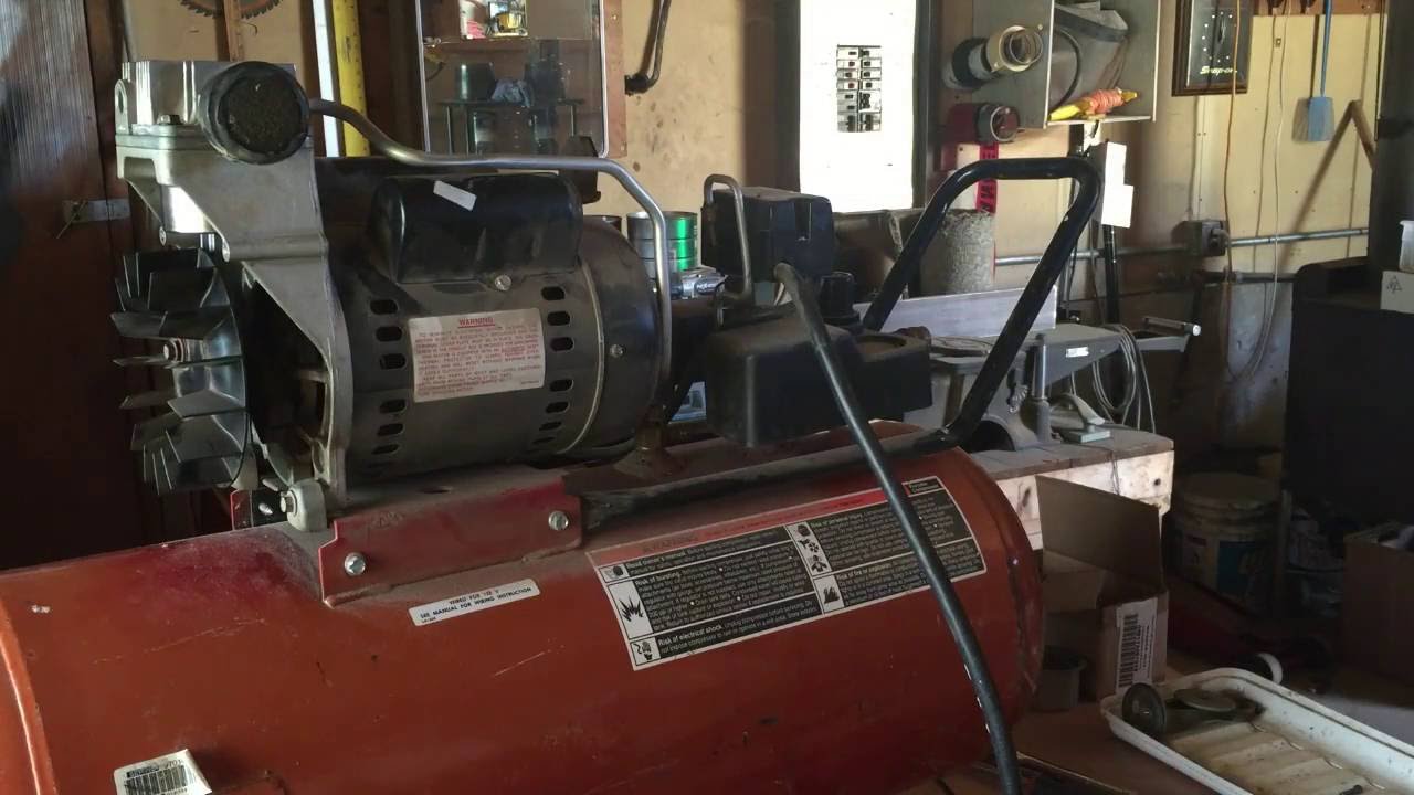 Craftsman air compesser won't build air. 2/2