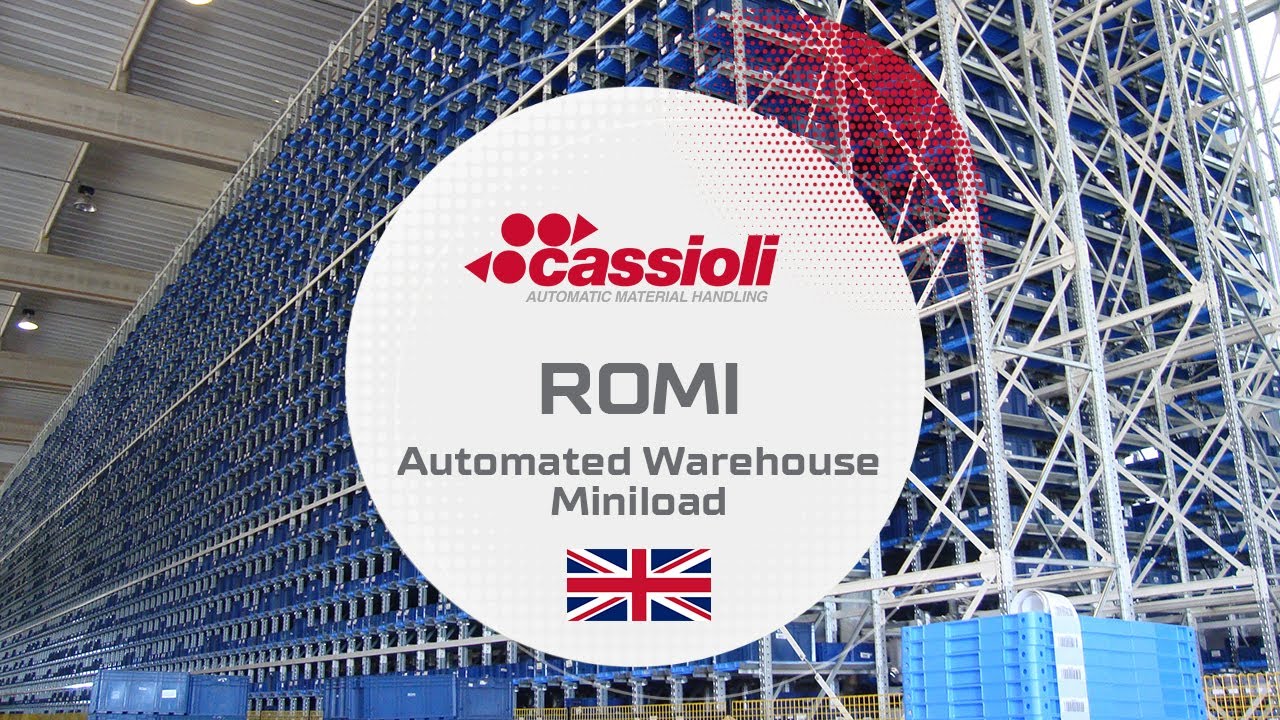 ROMI -  Storage system with miniload stacker crane - Cassioli