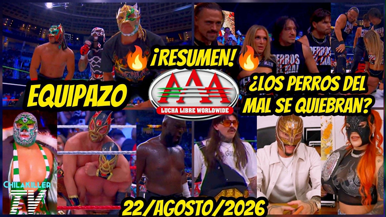 &iexcl;LA VERDADERA FAMILIA DE PENTA! | AAA Lucha Libre | 22 Agosto 2026 | RESUMEN Y RESULTADOS