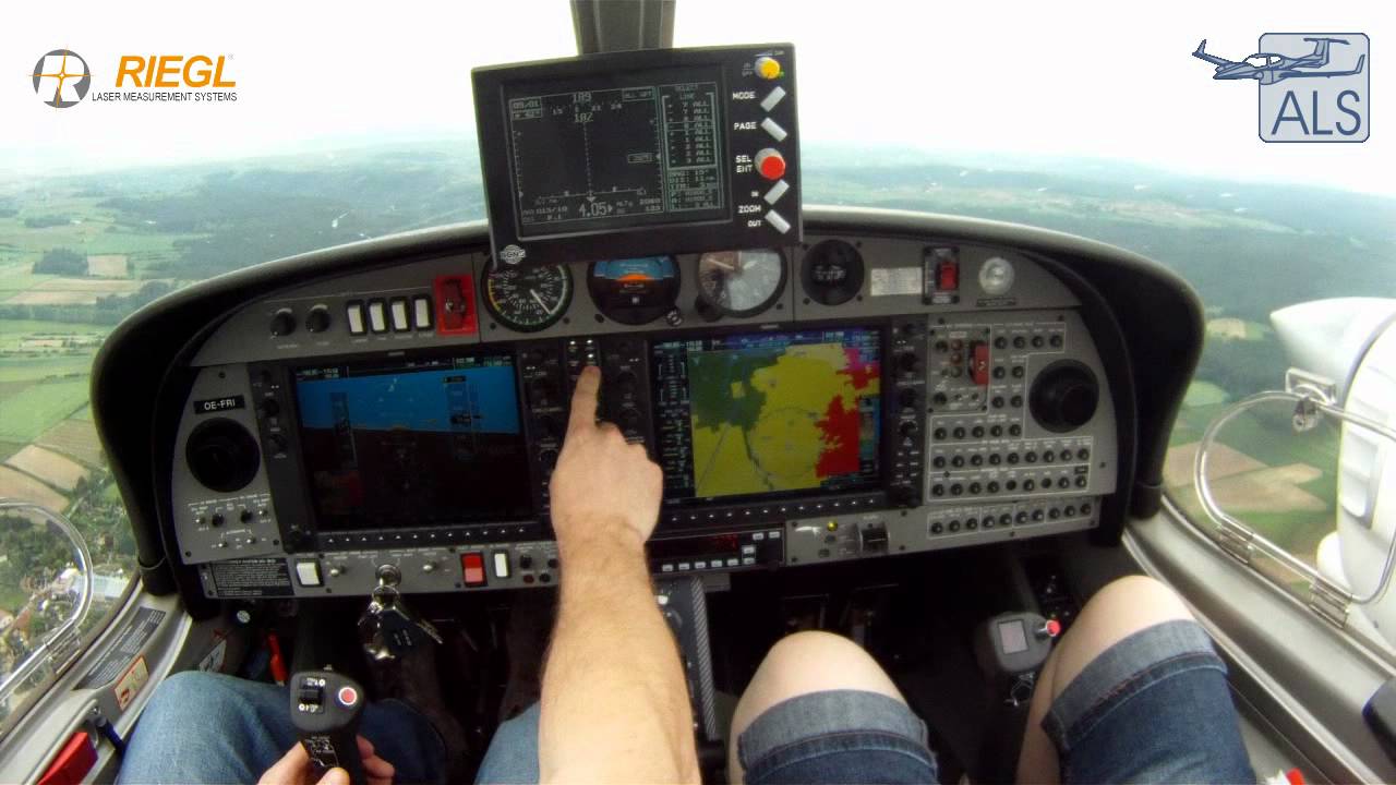 RIEGL LMS-Q680i Airborne Laser Scanner in operation