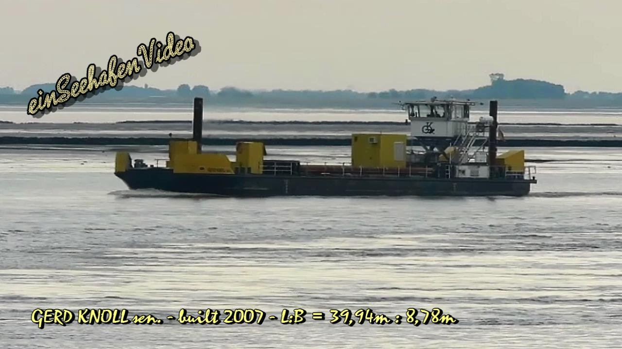 utility vessel GERD KNOLL sen  DCFV2 IMO 8745905 Emden Arbeitsschiff
