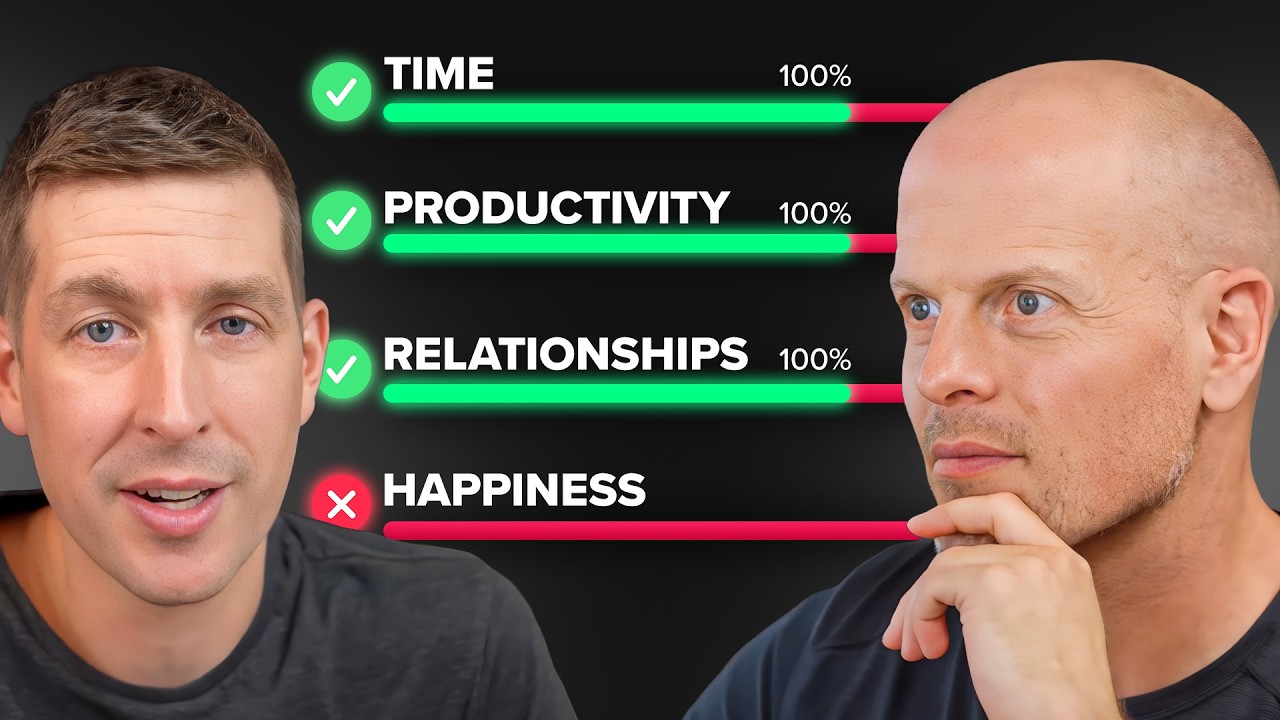 How to Stop Over-Optimizing & Focus on What Matters — Tim Ferriss