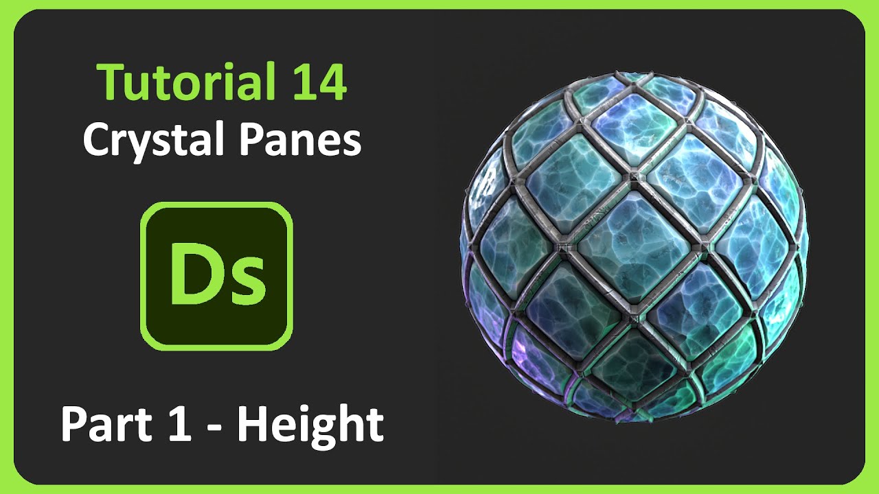 Substance Designer | Tutorial 14 - Crystal Panes | Part 1 - Height