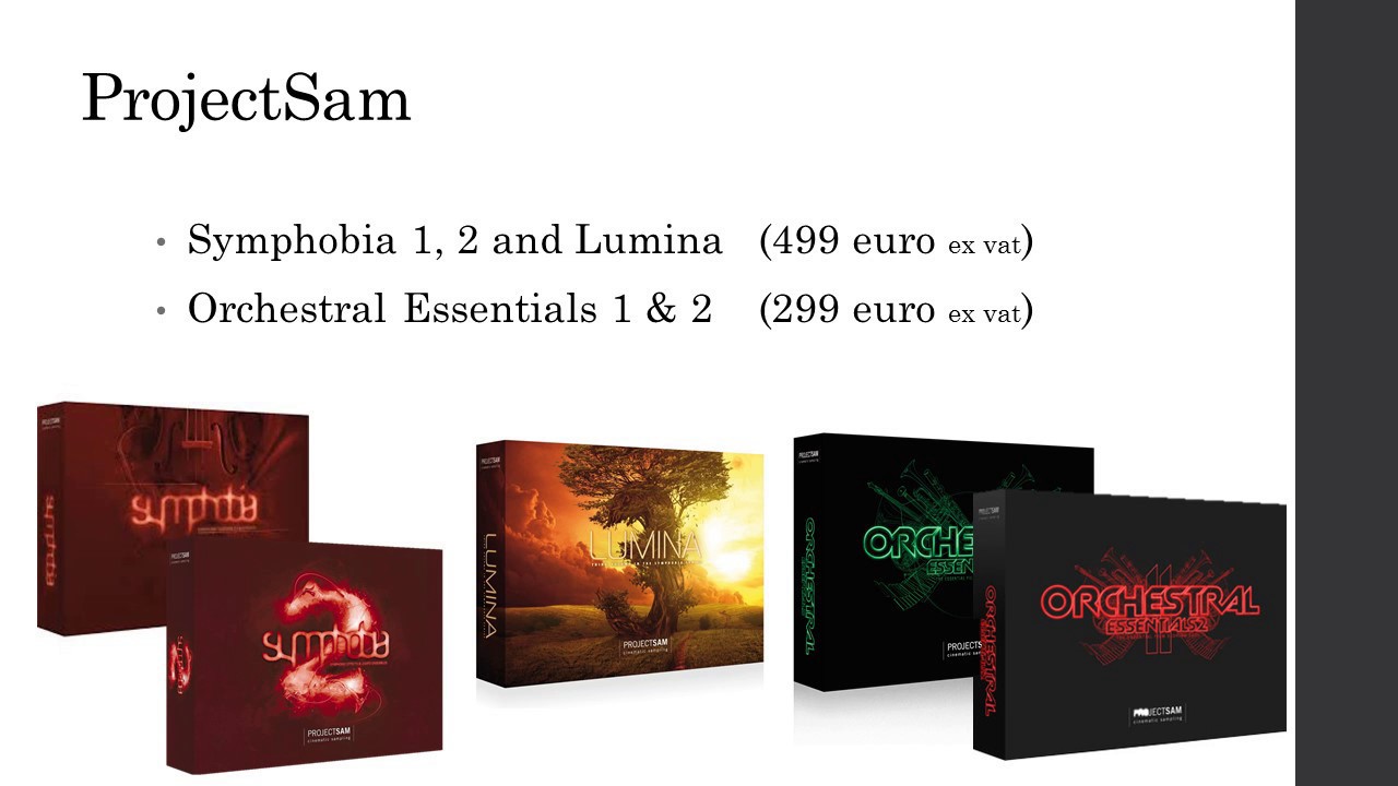 Orchestral sample libraries: what is out there and how to make a good choice?