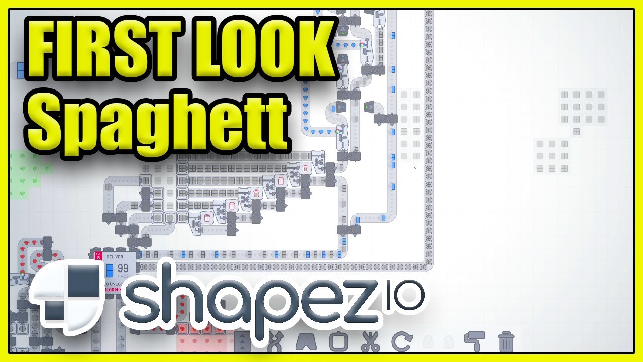 Making Home Made Spaghett - ShapezIO [First Look ] - Episode 1