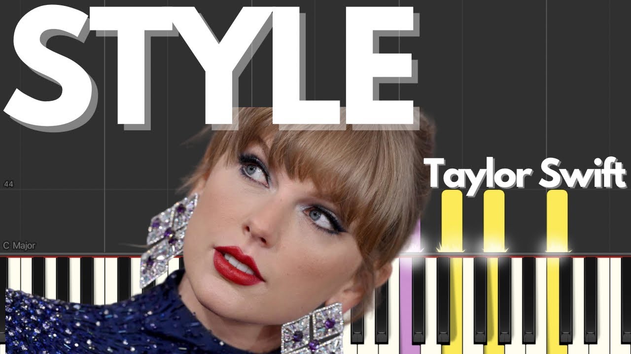 TAYLOR SWIFT / STYLE / PIANO TUTORIAL EASY