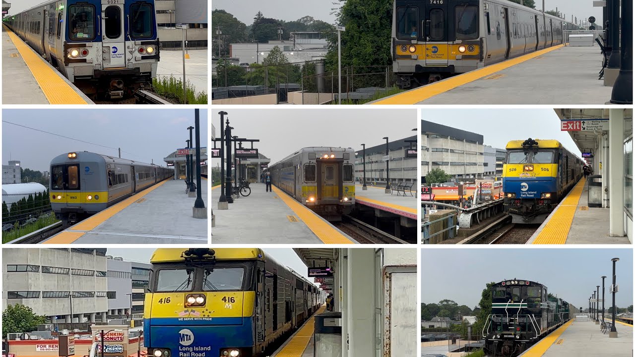 MTA Long Island Railroad AM Rush @ Hicksville,NY (08/06/2025)