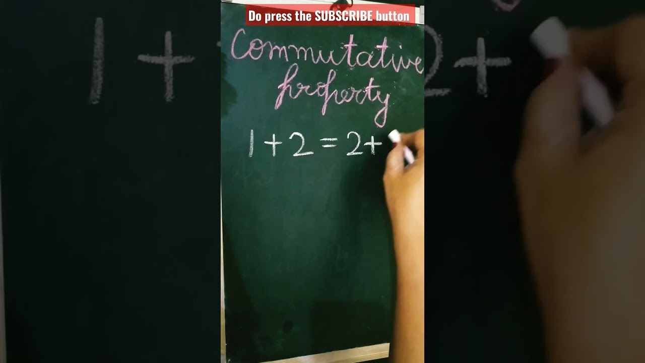 Commutative property I Property of numbers #properties #commutativeproperty #commutative #mathvideos