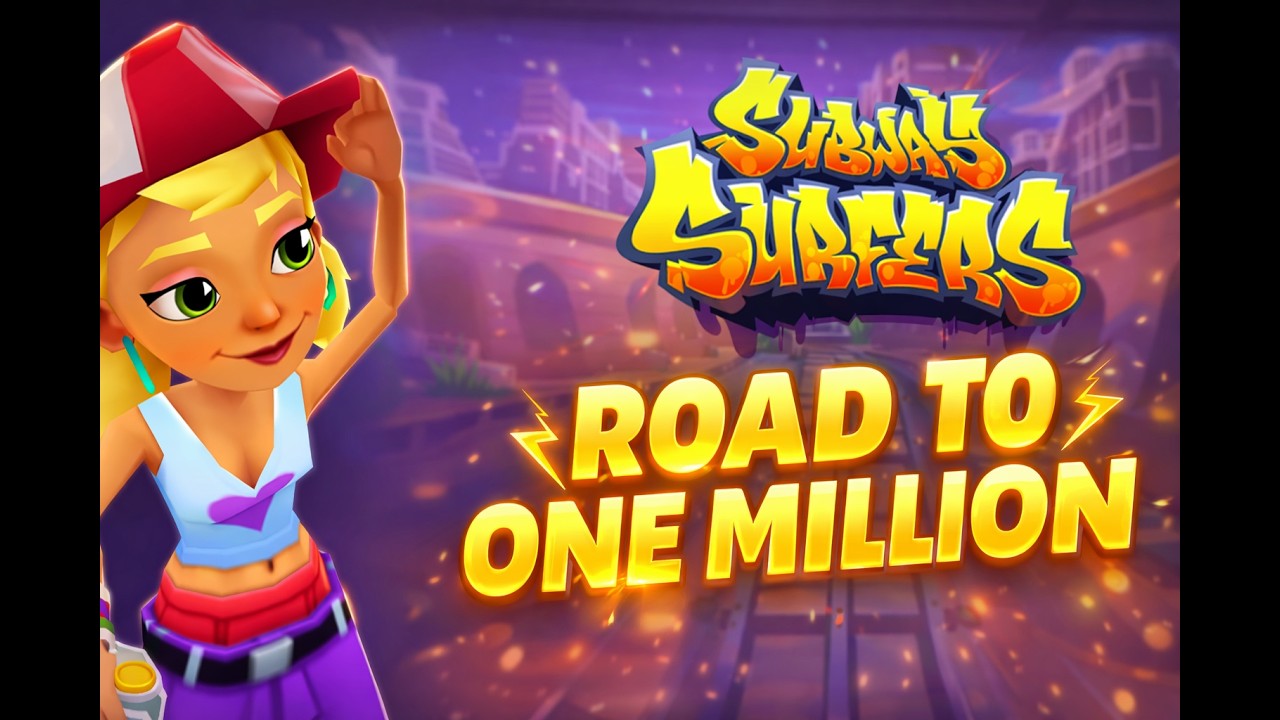 Day 6 target 1m Subway surfer playing  live  #subwaysurfers  #subwaysurfersshorts