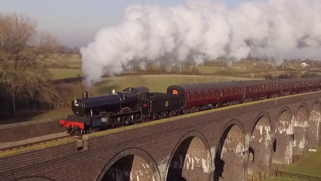 Gloucestershire Warwickshire Steam Railway Drone Footage