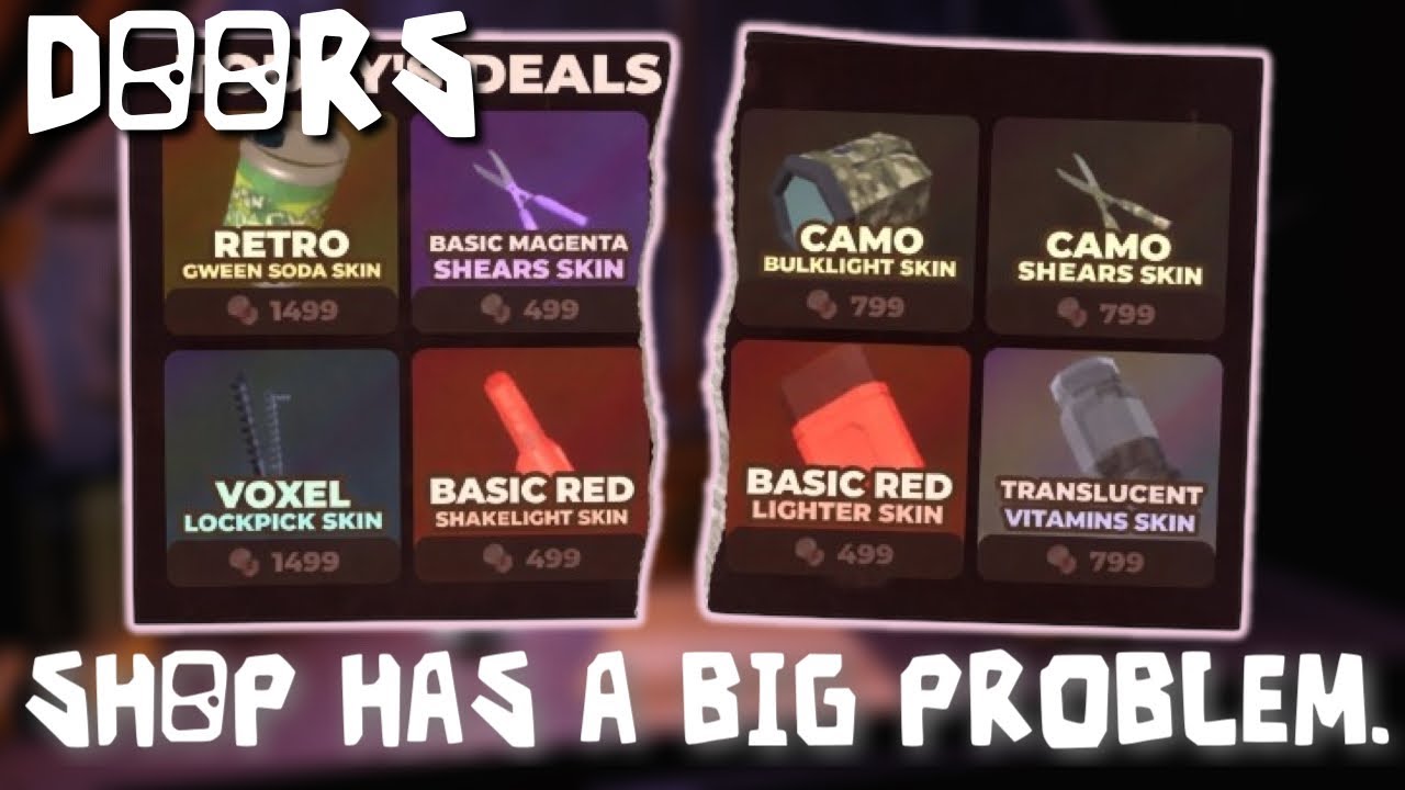 Doors daily shop has a big problem.. (daily runs update)