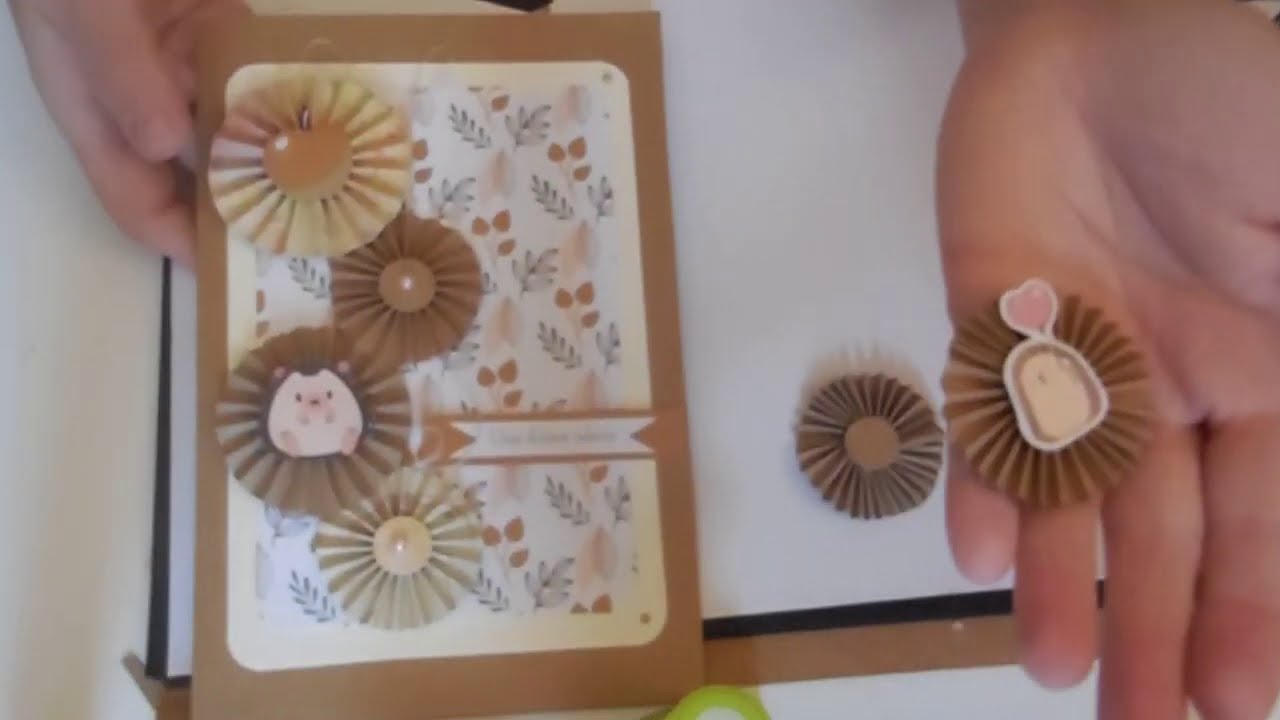 tuto FACILE de mini rosace pour embellir vos creations