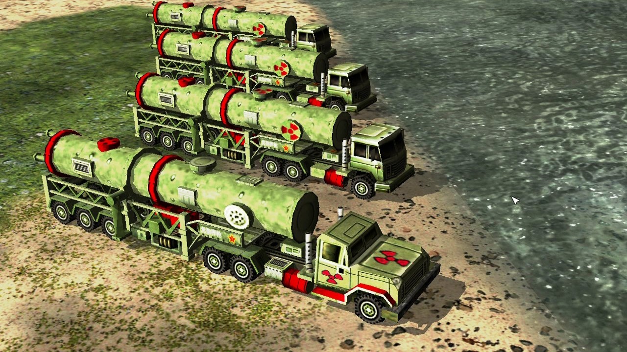 Nuke China 1 vs 2 Commander in Chief - C&C Generals Continue