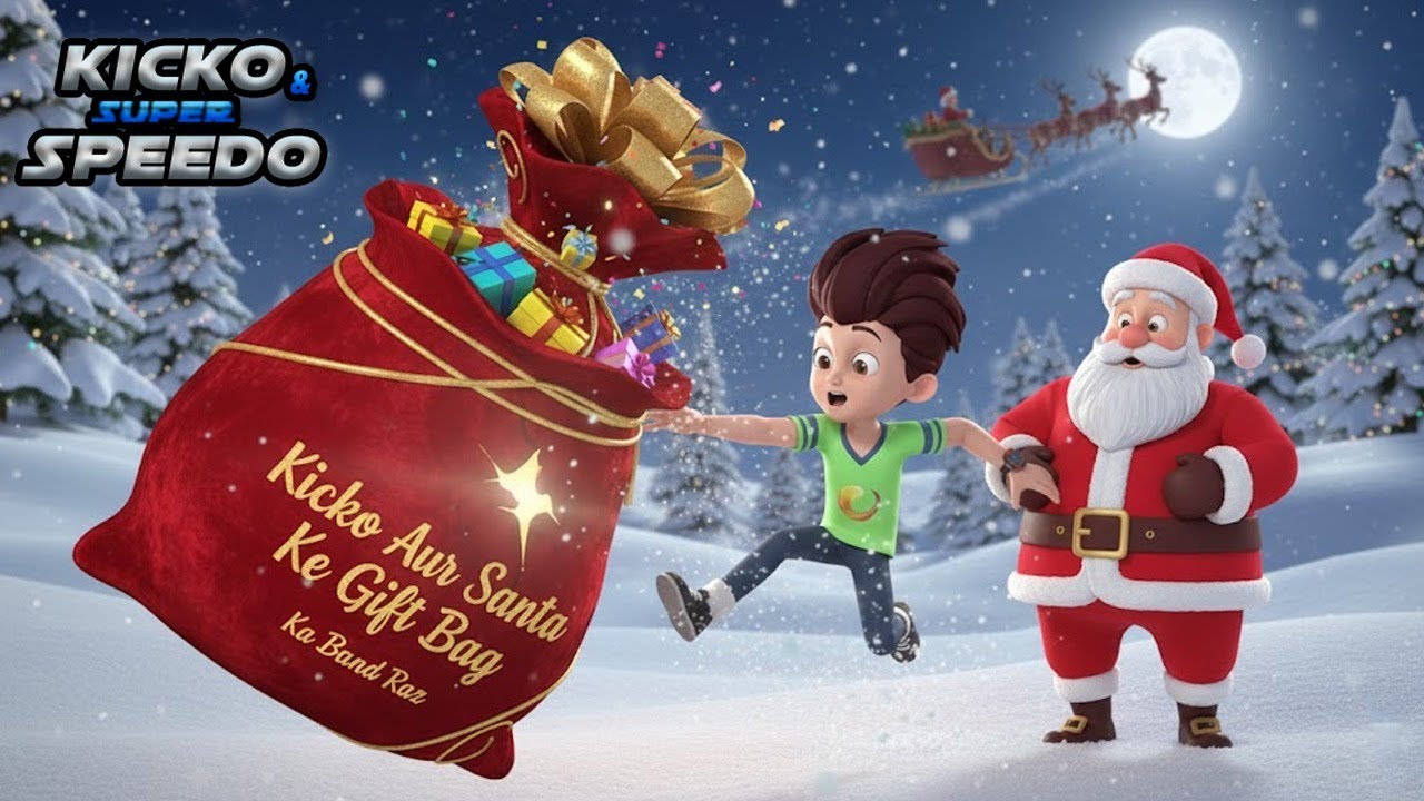 Christmas Special | Kicko और Santa के Gift Bag का बंद राज़ | Kicko & Super Speedo | Funny Show