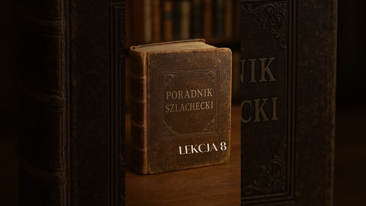 Szlachecki poradnik wychowania dzieci - Lekcja 8