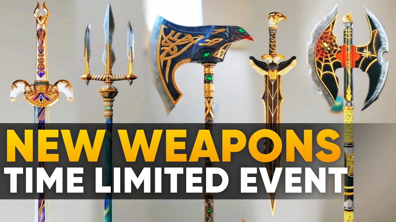 For Honor: New Event Weapons For All Heroes: HORKOS MASQUERADE Time Limited Event / YEAR 5: ASUNDER
