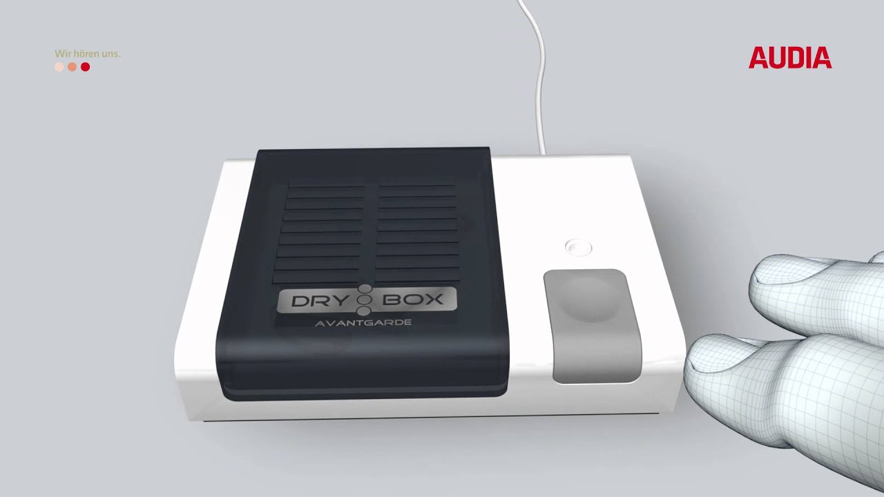 DRYBOX Avantgarde - Die Hörsysteme Trockenstation von AUDIA AKUSTIK
