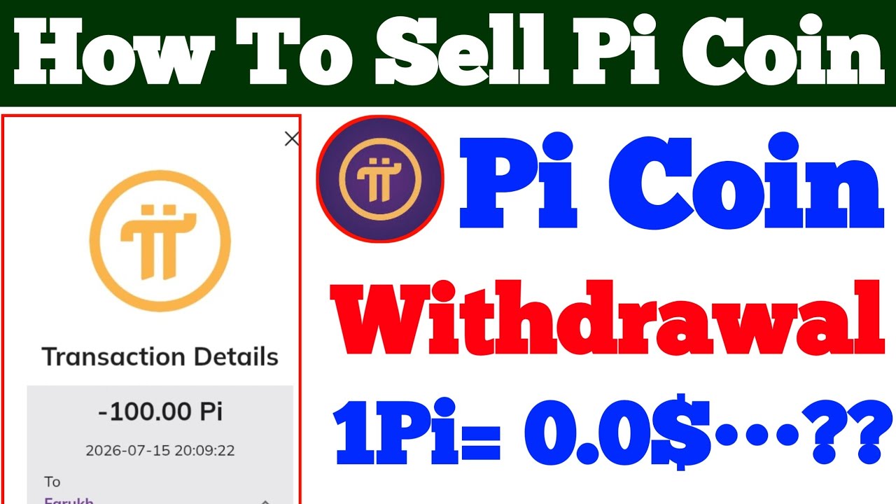 Pi Network New Update Today | Pi Withdrawal Process Today | Pi Withdrawal | How To Sell Pi Coin |