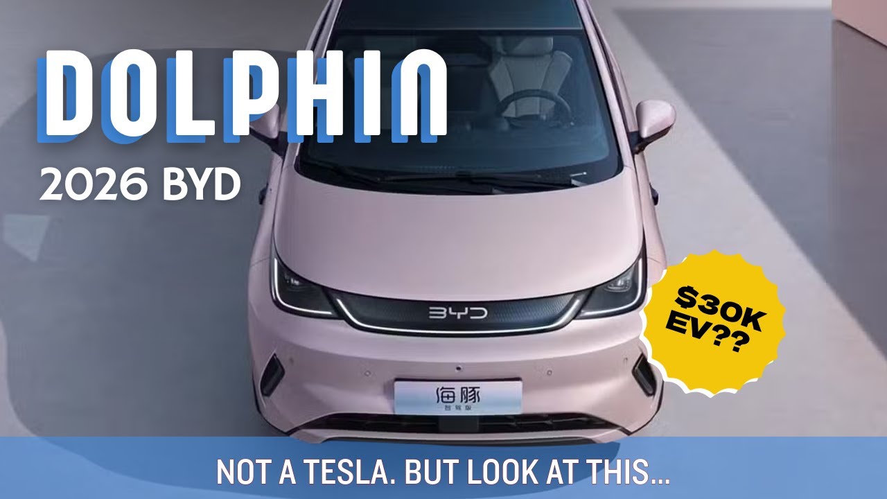 2026 BYD Dolphin: A Concept Car Look for Just $25K - But Is It Too Bold?