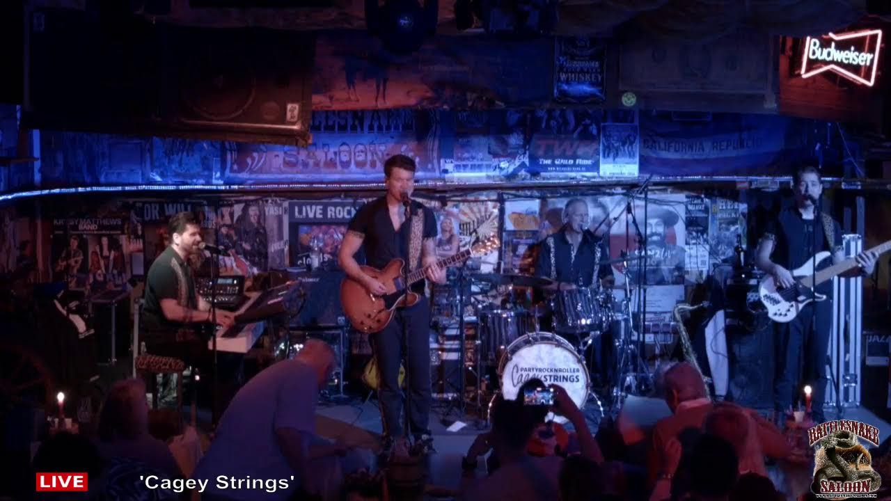 'Cagey Strings' live aus dem Rattlesnake Saloon
