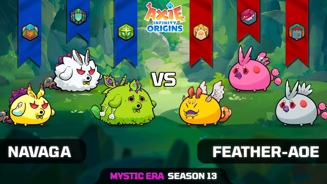 NAVAGA vs FEATHER-AOE | SEASON 13 | AXIE INFINITY ORIGINS