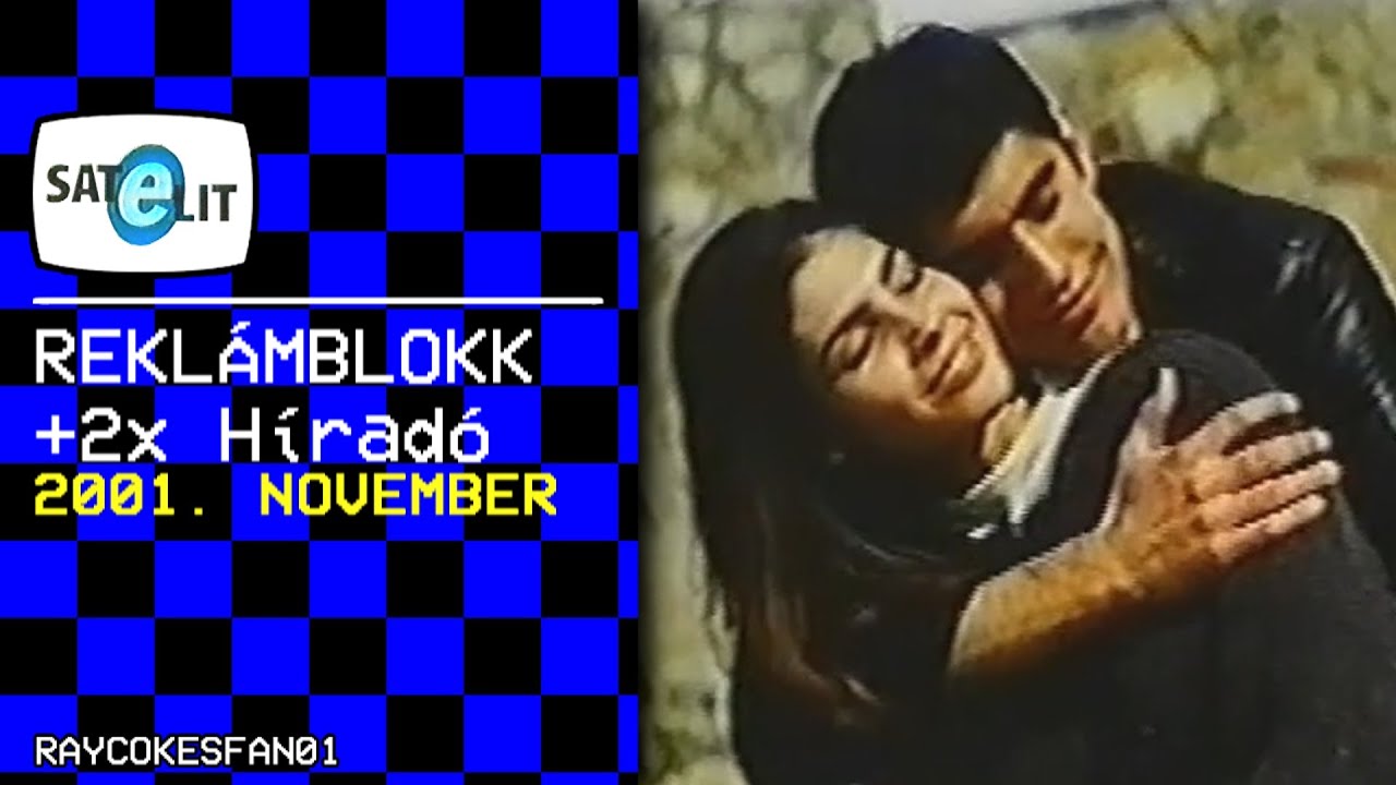 SATeLIT - reklámblokk + 2x Híradó - 2001. november