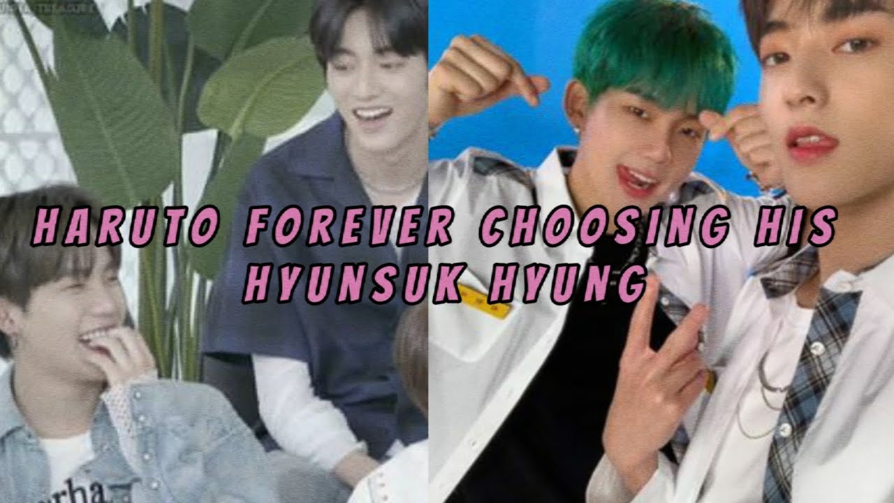 hyunsuk being haruto's favourite hyung (treasure hyunha)