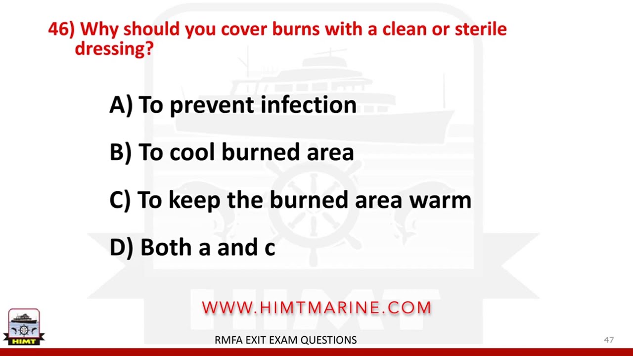 First Aid Exit Exam Questions | 100 Questions