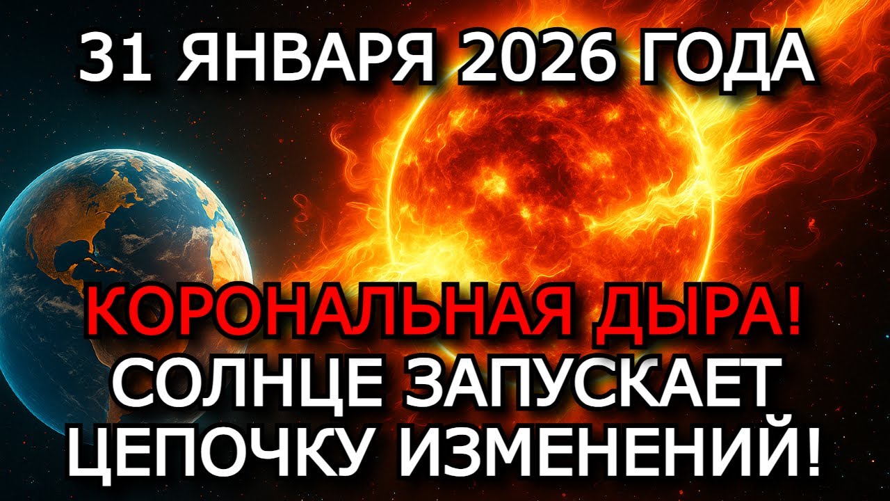 ЧТО СЛУЧИТСЯ 31 ЯНВАРЯ? МАГНИТНАЯ БУРЯ НЕОБЫЧНОЙ СИЛЫ