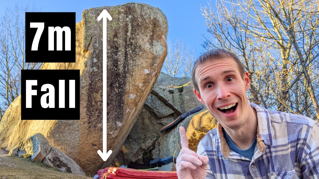 I climbed a CHRIS SHARMA king line in France!