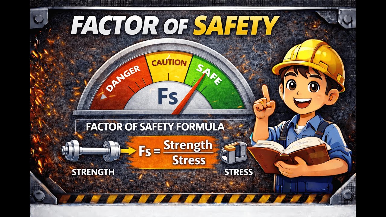 Factor of Safety in Machine Design | Formula + Explanation | Polytechnic