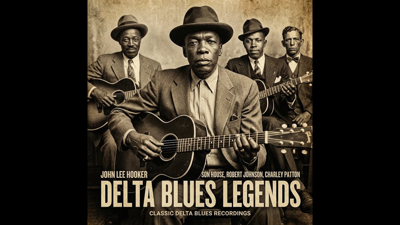 John Lee Hooker, Son House, Robert Johnson & Charley Patton | Delta Blues Legends (1920s–1960s)
