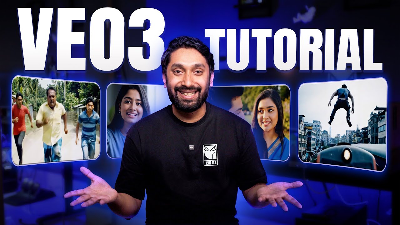 Google VEO 3 TUTORIAL with 7 Prompt