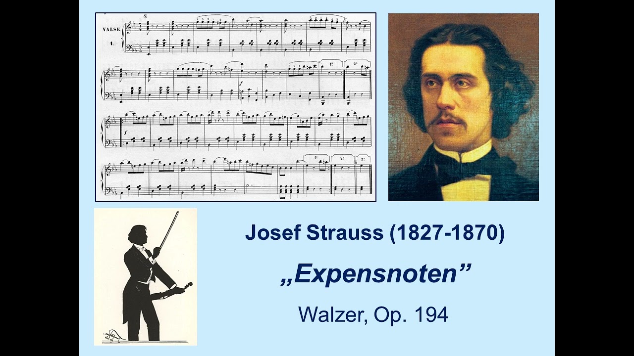 "Expensnoten" - Josef Strauss, Walzer, op. 194