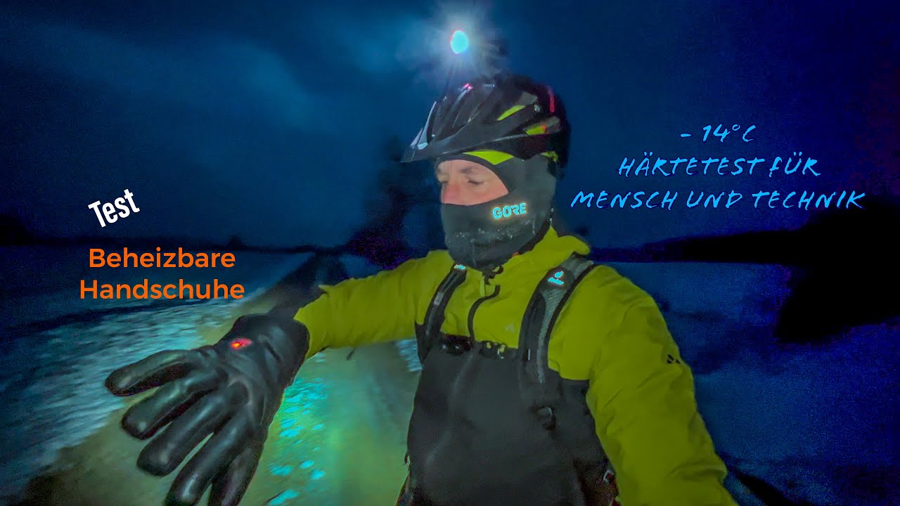 E-bike bei -14°C mit beheizbaren Handschuhen, wie lange halten die Akkus