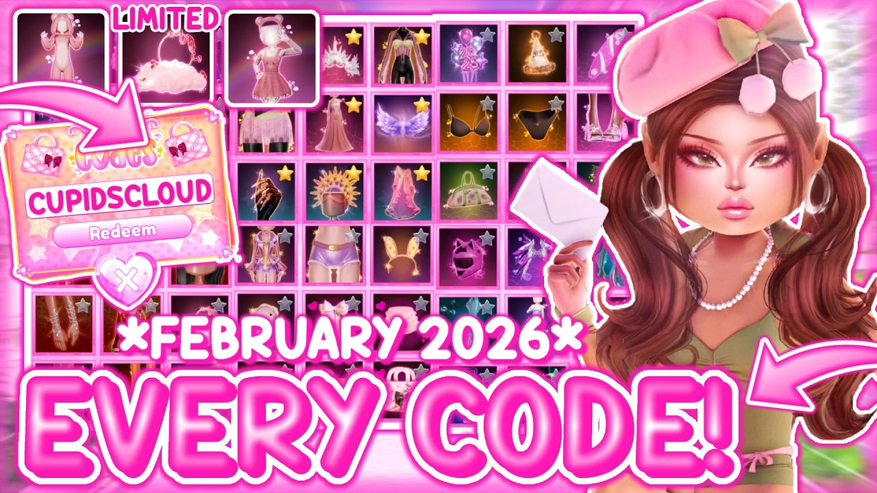 *NEW CODES!!* ALL WORKING CODES IN DRESS TO IMPRESS *FEBRUARY 2026* | Roblox