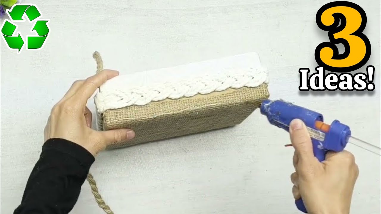 So Beautiful! 3 Best DIY Space-Saving Craft Ideas from Waste Material ♻️DIY _Basket
