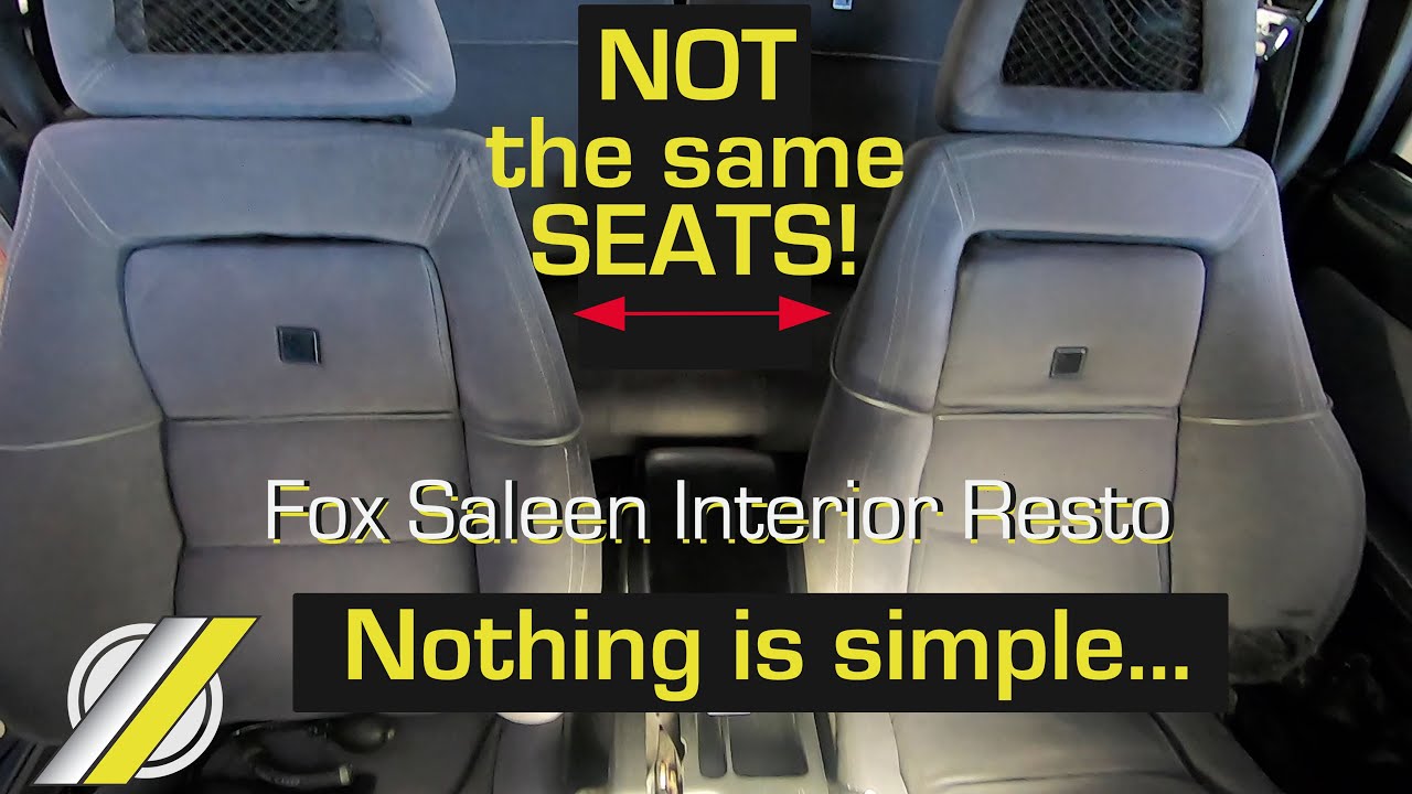 1990 Foxbody Saleen Interior Resto - Nothing Is Simple!!
