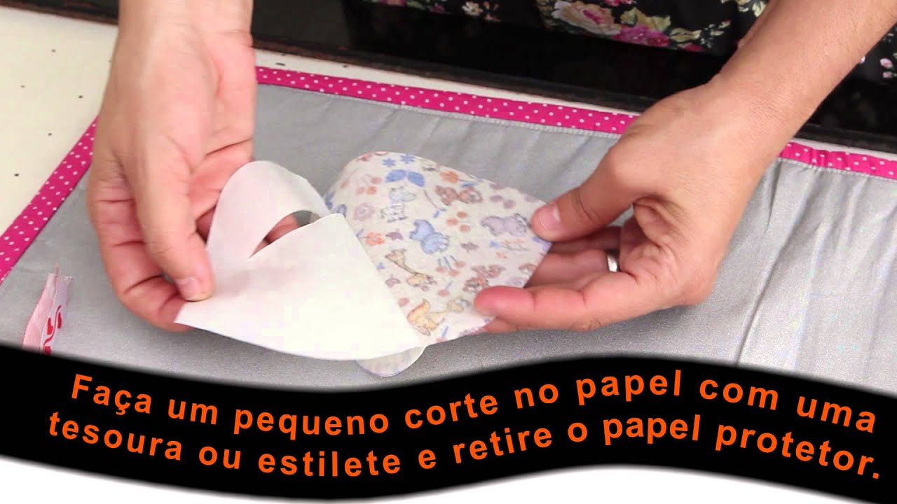 ENTRETELA DUPLA FACE TECLABEL - COMO USAR