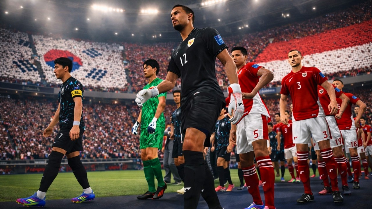 FINAL PIALA DUNIA 2026‼️INDONESIA VS KOREA SELATAN – TAKTIK CERDIK JOHN HERDMAN DI PES 2021