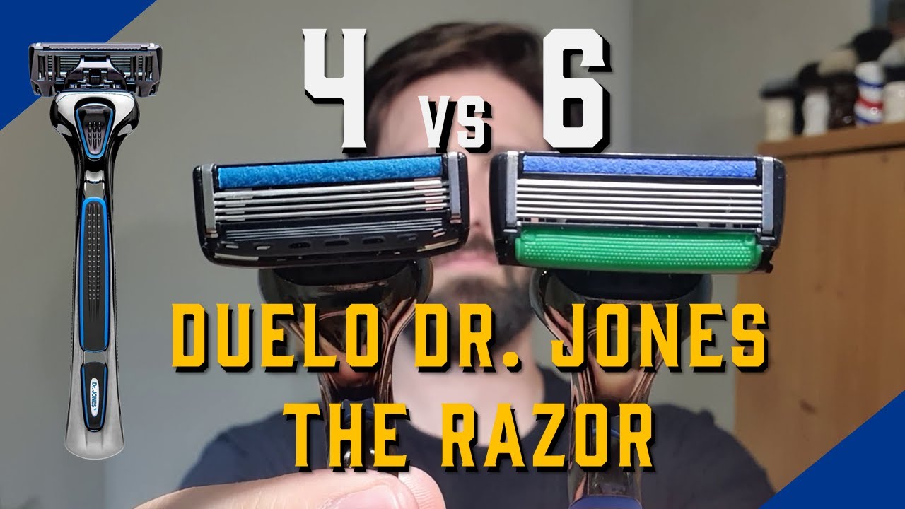 💈 Review DR. JONES - 4 ou 6 l&acirc;minas Qual o MELHOR The Razor? 💈