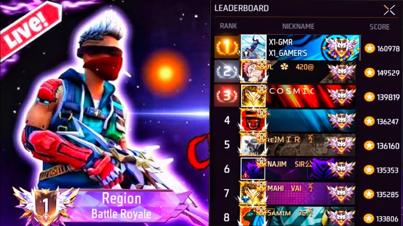 Top 1 Grandmaster Push 😬💀!! BR (Season 50)