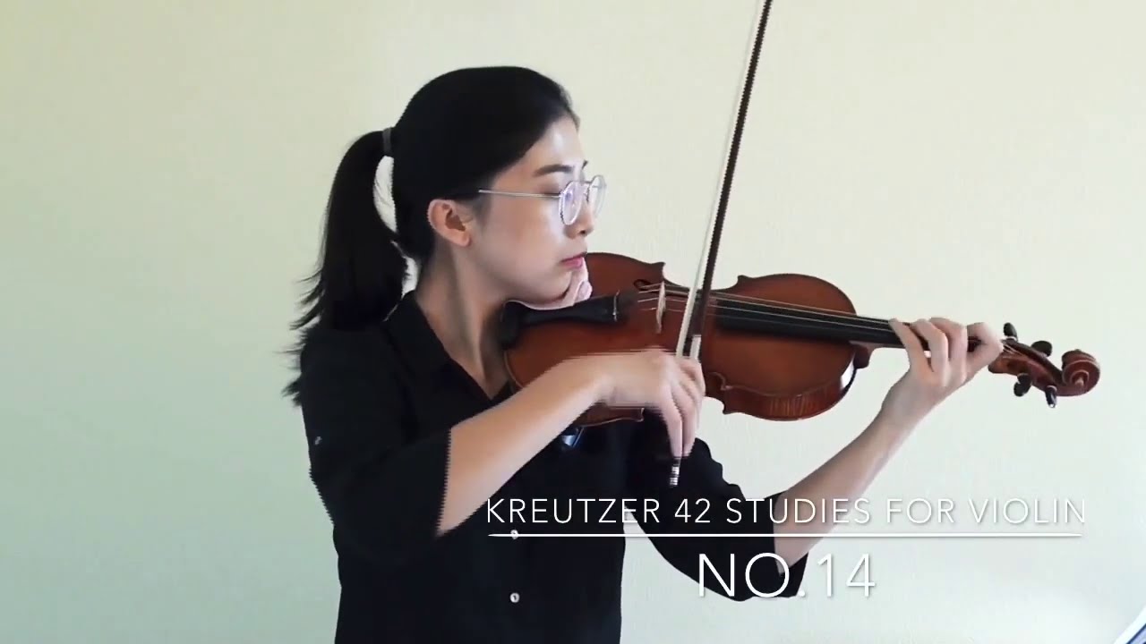 Kreutzer 42 Studies(Etudes) For Violin【No.14】克莱采尔42首小提琴练习曲【第14课】