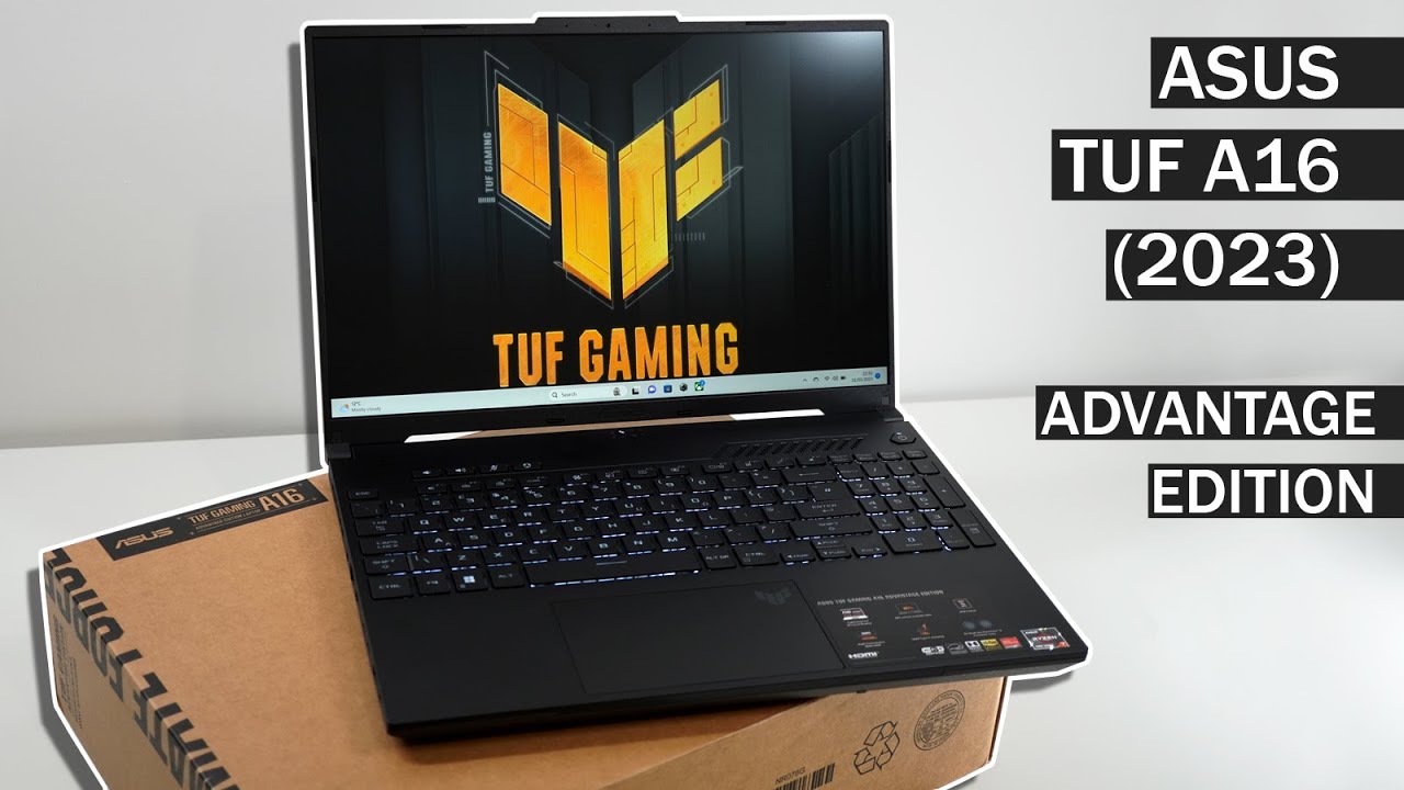 Unboxing Asus TUF Gaming A16 Advantage Edition 2023 with AMD Radeon RX 7600S @ASUS